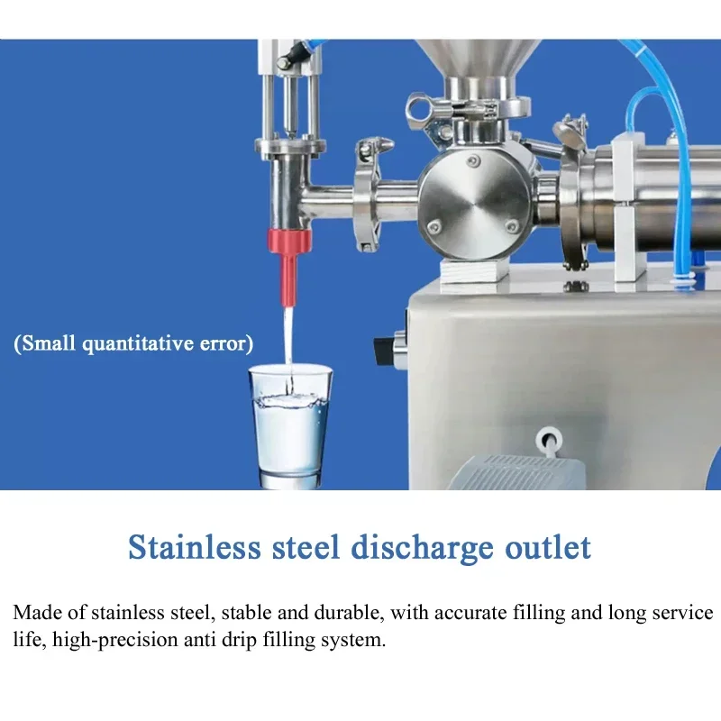 

New Arrival PBOBP Semi Automatic Control Honey Oil Paste High Viscosity Gear Pump Liquid Weighing And Filling Machine