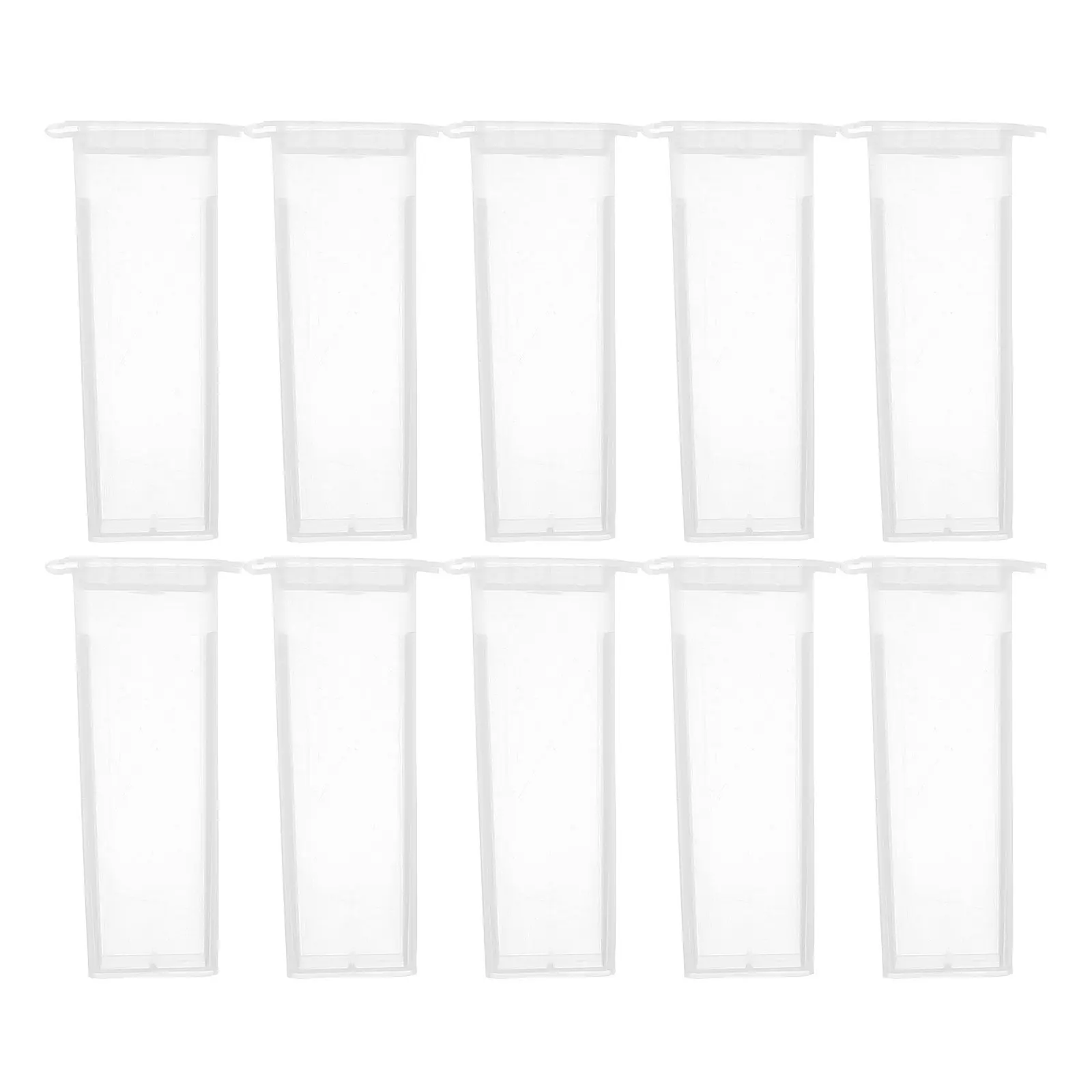 

20Pcs Microscope Slide Storage Box Plastic Slide Holder Portable Protective Case for Laboratory Hospital School Use