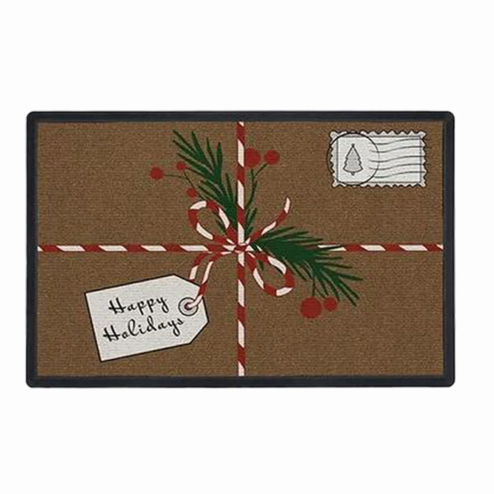 Christmas Door Mat Outdoor Welcome Mat For Front Door Entryway Christmas Carpet Funny Door Mats Anti-Slip Rug Decor For Home