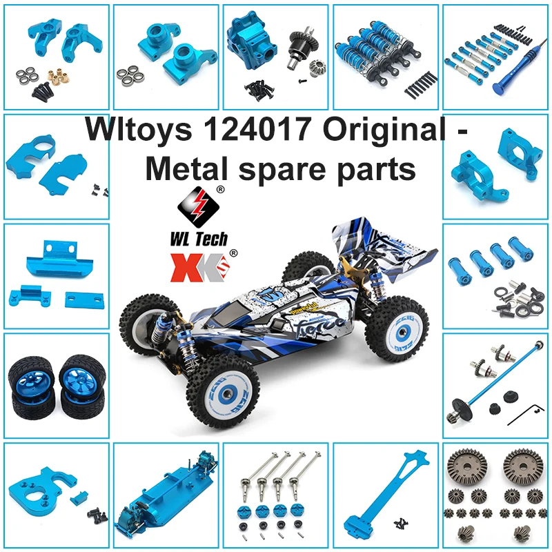 Wltoys 1/12 124017 124019 124007    Metalowy wał napędowy CVD Dogbone Mechanizm różnicowy Części do modernizacji Części do gąsienic Rc Akcesoria