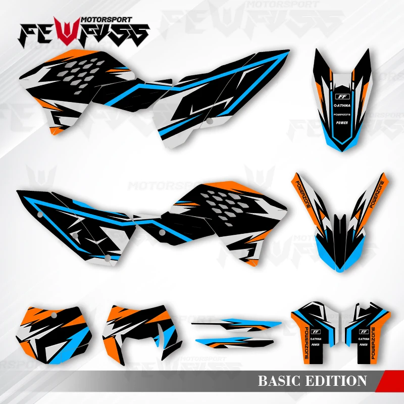 

Fewfuss Graphics Decals Stickers Motorcycle Background Custom For KTM SX SXF 2007 2008 2009 2010 EXC XCW 2008 2009-2011 001