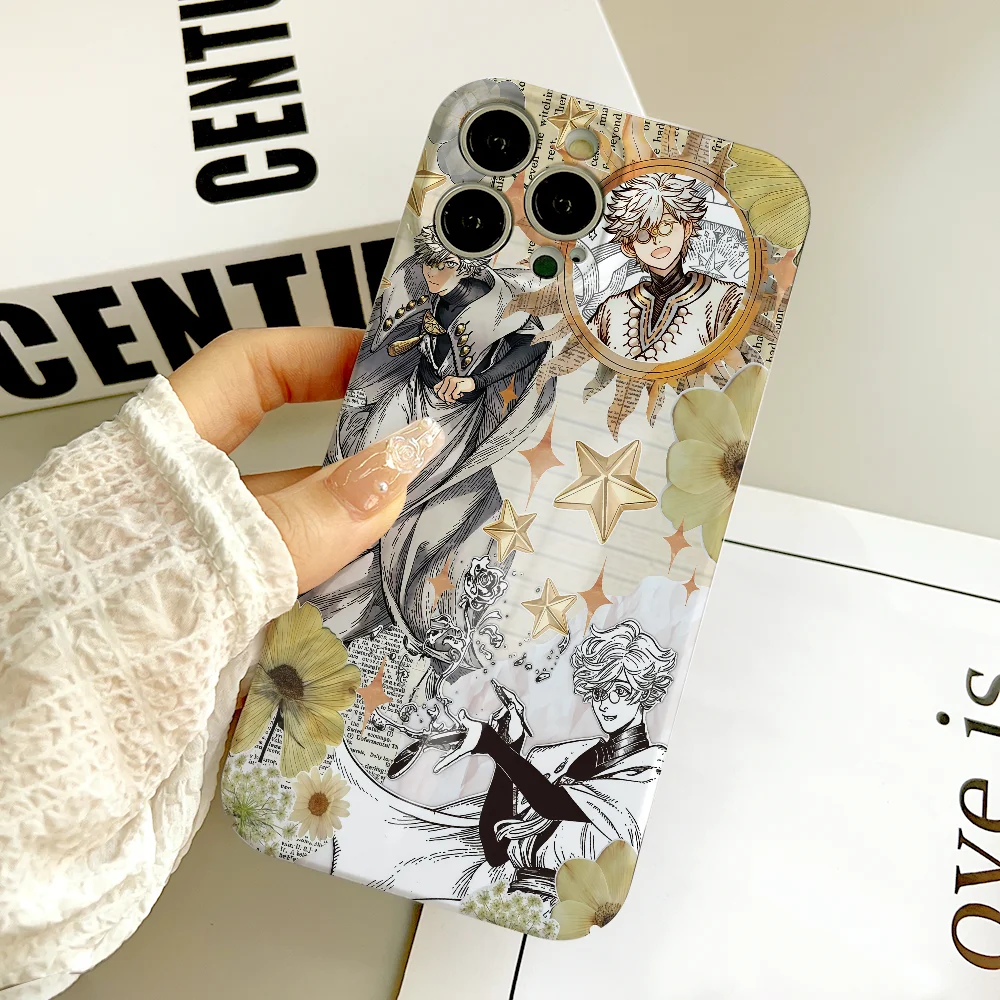 أنيمي قبعة الساحرة أتيليه 2026 جراب هاتف FUNDA لسامسونج A07 A17 A06 S25 S24 S23 الترا FE PlusBack غطاء الصلب فيلم قذيفة