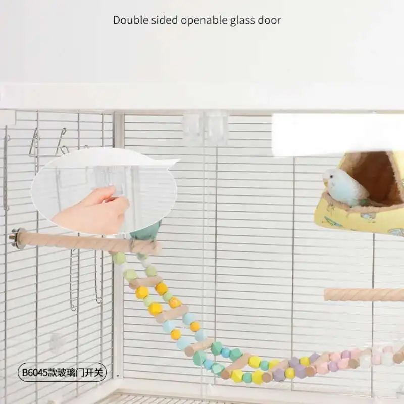

Outdoor Palomas Parrot Cage Feeder Passaros Budgie Rabbit Birdcage Accessories Cover Gaiola Para Passaros Pet Furniture CY50BC