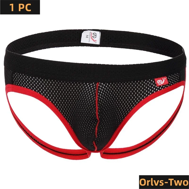 Lower Price Hot Sell Comfortable Tight Men Underwear Thong Jockstrap Backless Breathable Mesh Jock Strap Homme Slip String Homen