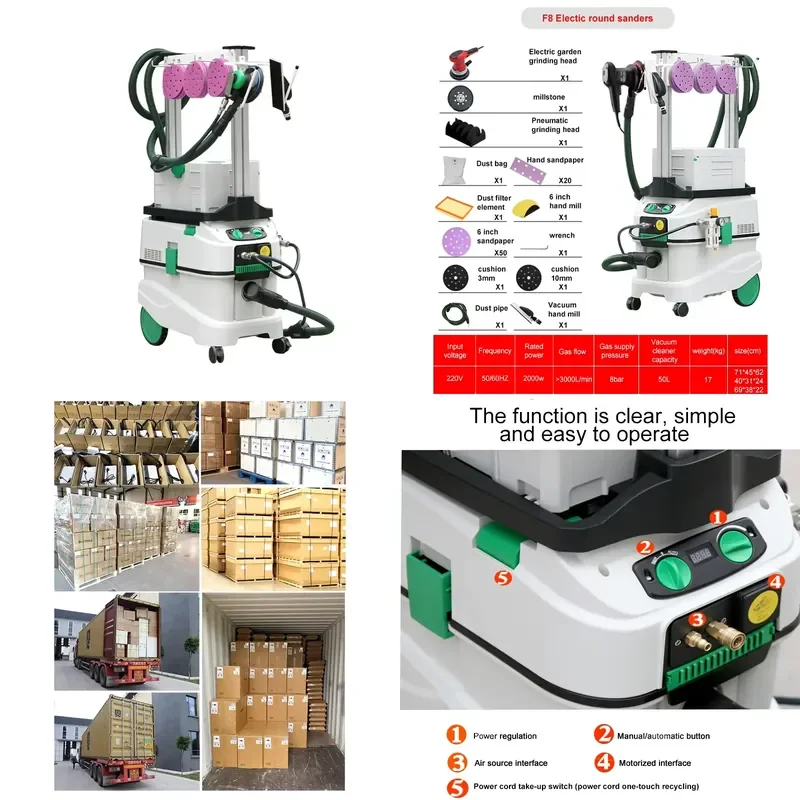 For FUNISI Electric Portable Vacuum Cleaner Dry Only Professional Mobile Dust Extractor System For Home Car Cleaning