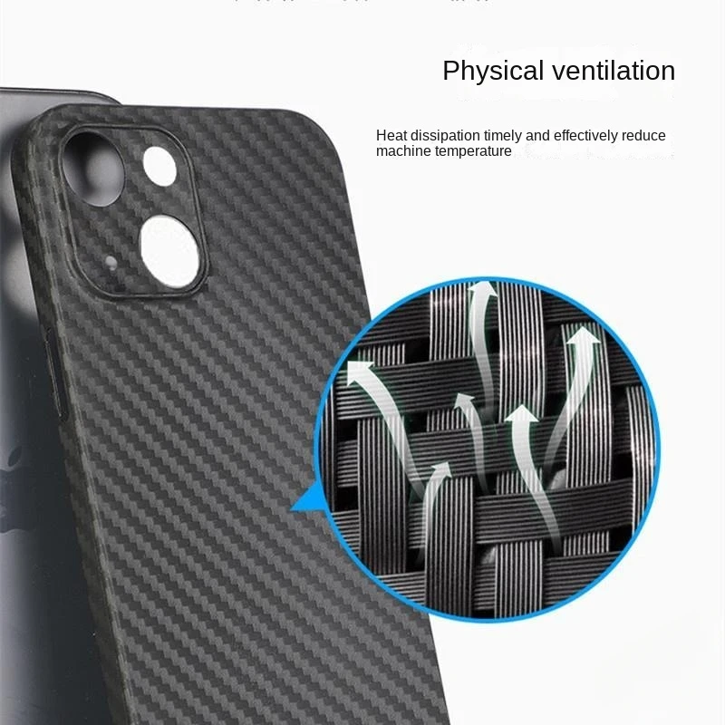 0.3mm Ultra Thin Carbon Fiber Print PP Case for iphone 16 13 14 12 15 11 Pro Max 7 8 Plus MINI SE X XS XR Silm Back Cover Shell