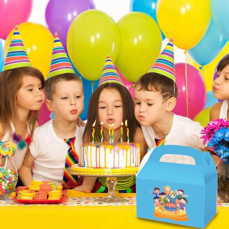 10-30pcs Gift Boxes with Handles Baking Boxes Candy Cookie Treat Boxes Paper Lunch Boxes Take Out Boxes For Wedding Party view 6
