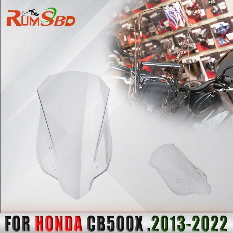 

Deflectors Wind Screen Flyscreen Windshield Windscreen For Honda CB500X 2013 2014 2015 2016 2017 2018 2019 2020 2021 2022