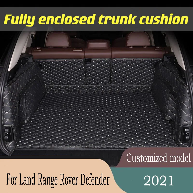 

Высокое качество! Специальные коврики для багажника автомобиля Land Range Rover Defender 110 2021, прочные коврики для багажника, защитные коврики для защиты 2022