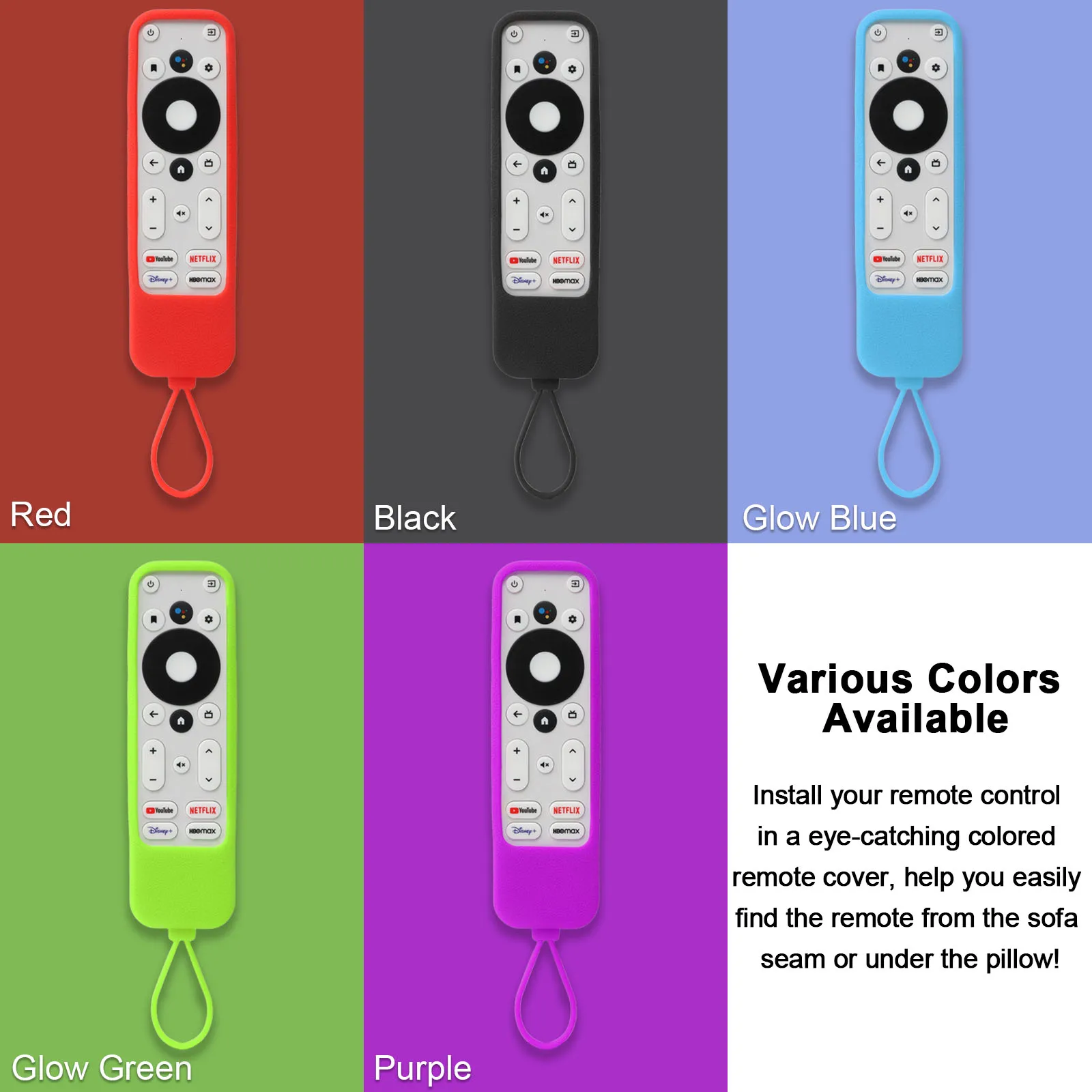 Silicone Case Fit for ONLY for Onn Android TV 4K UHD Stick TV Box 100024646 100026240 Protective Sheath Cover Anti-Slip ﻿