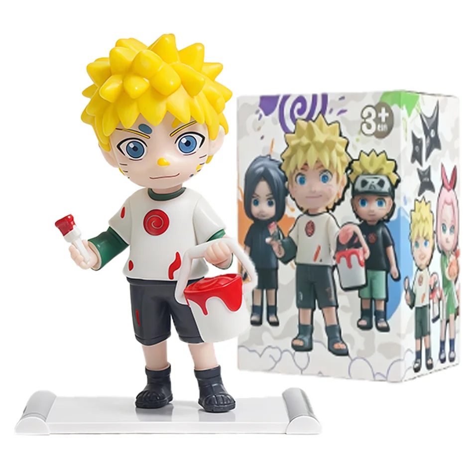 Blind Box Naruto Shippuden Kindheits-Serie Uzumaki Naruto Q-Version Überraschungsspielzeug Taschenanhänger Figuren Heimdekoration Schreibtisch-Deko – Detail 19