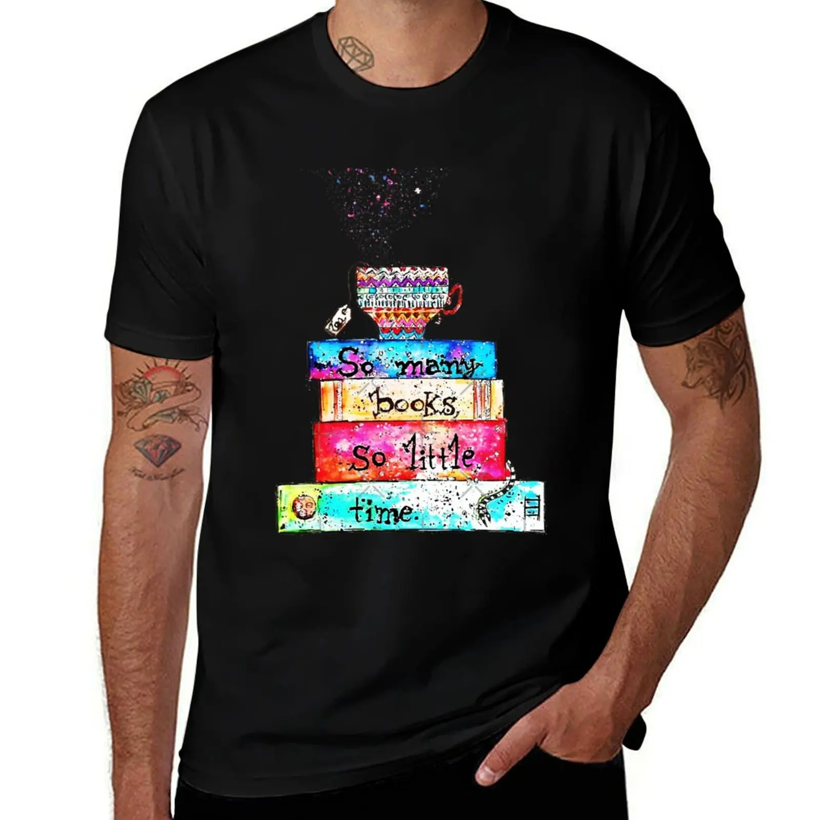 

So many books so little time \t T-Shirt t shirt man casual essential t shirt t shirts cotton 100% T-shirt