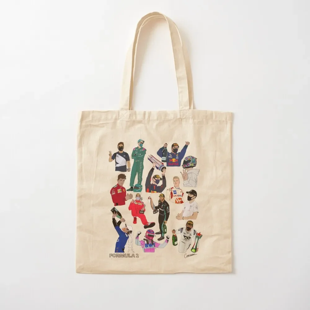 

F1 Driver Collective Tote Bag Women bags Big bag bag for beach