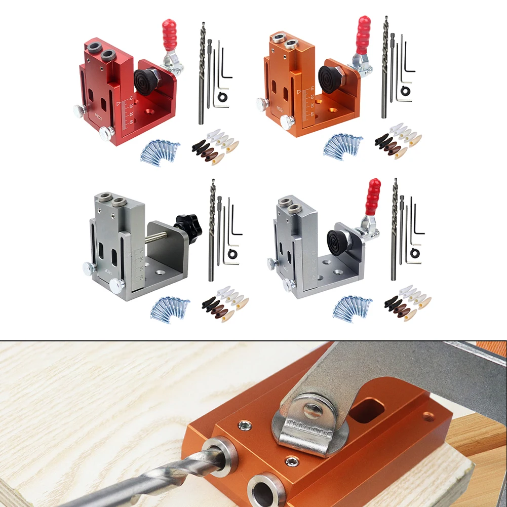 (Abito. )88*64*99mm/3.46*2.52*3.9 In Boccola del trapano Guida per trapano versatile per la lavorazione del legno Punzonatrice angolare Montaggio conveniente