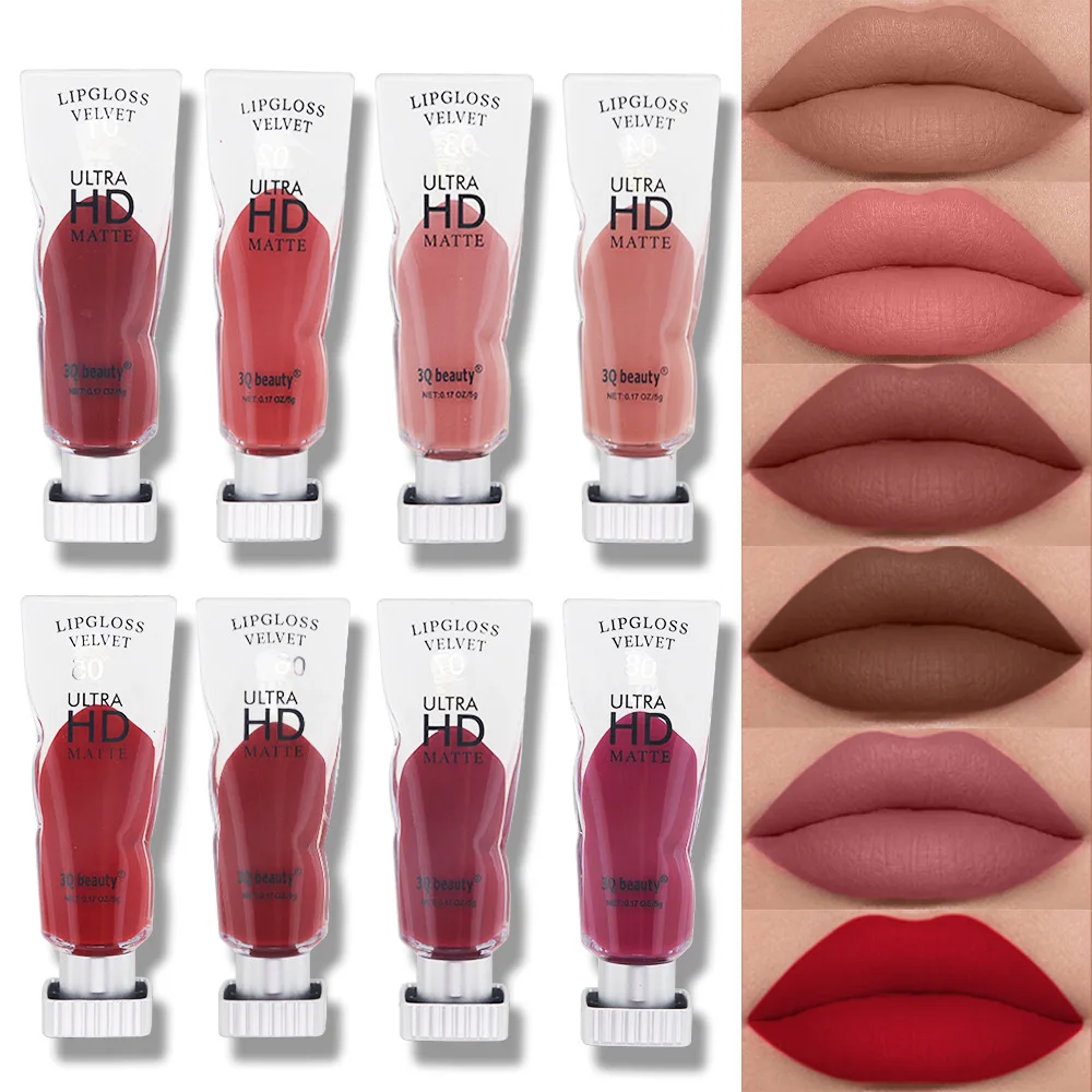 

24 Colors Beauty Matte Lipstick Non Stained Labiales Liquid Matte Velvet Mist Face Non Fading Rossetto Waterproof Lippenstift Fr