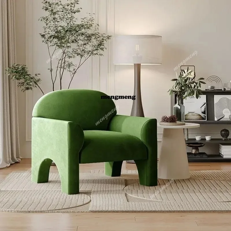 

Cream Style Accent Living Room Chairs Ergonomic Modern Luxury Velvet Living Room Chairs Sofa Relax Home Furniture Cadeiras LLLC