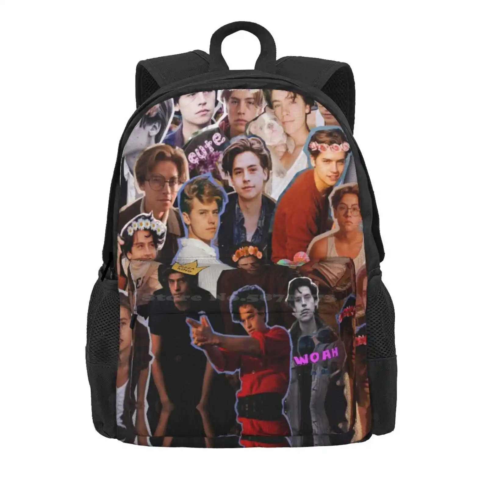 Cole Sprouse Collage Hot Sale Schoolbag Backpack Fashion Bags Cole Sprouse Riverdale Jughead Collage Bughead