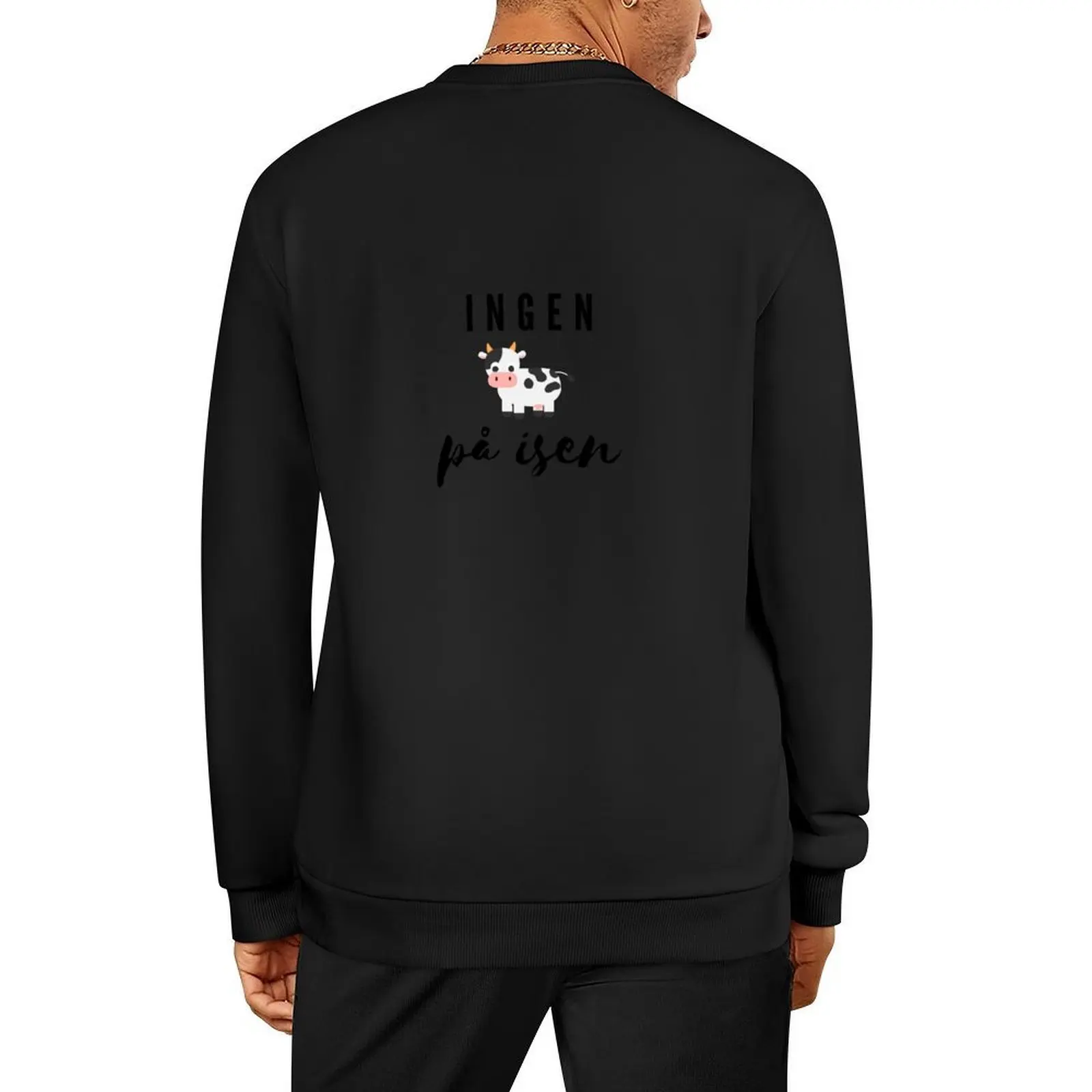 

No cow on the ice - Ingen ko p isen Pullover fashion men men wear mens clothes aesthetic clothing sweatshirts for men