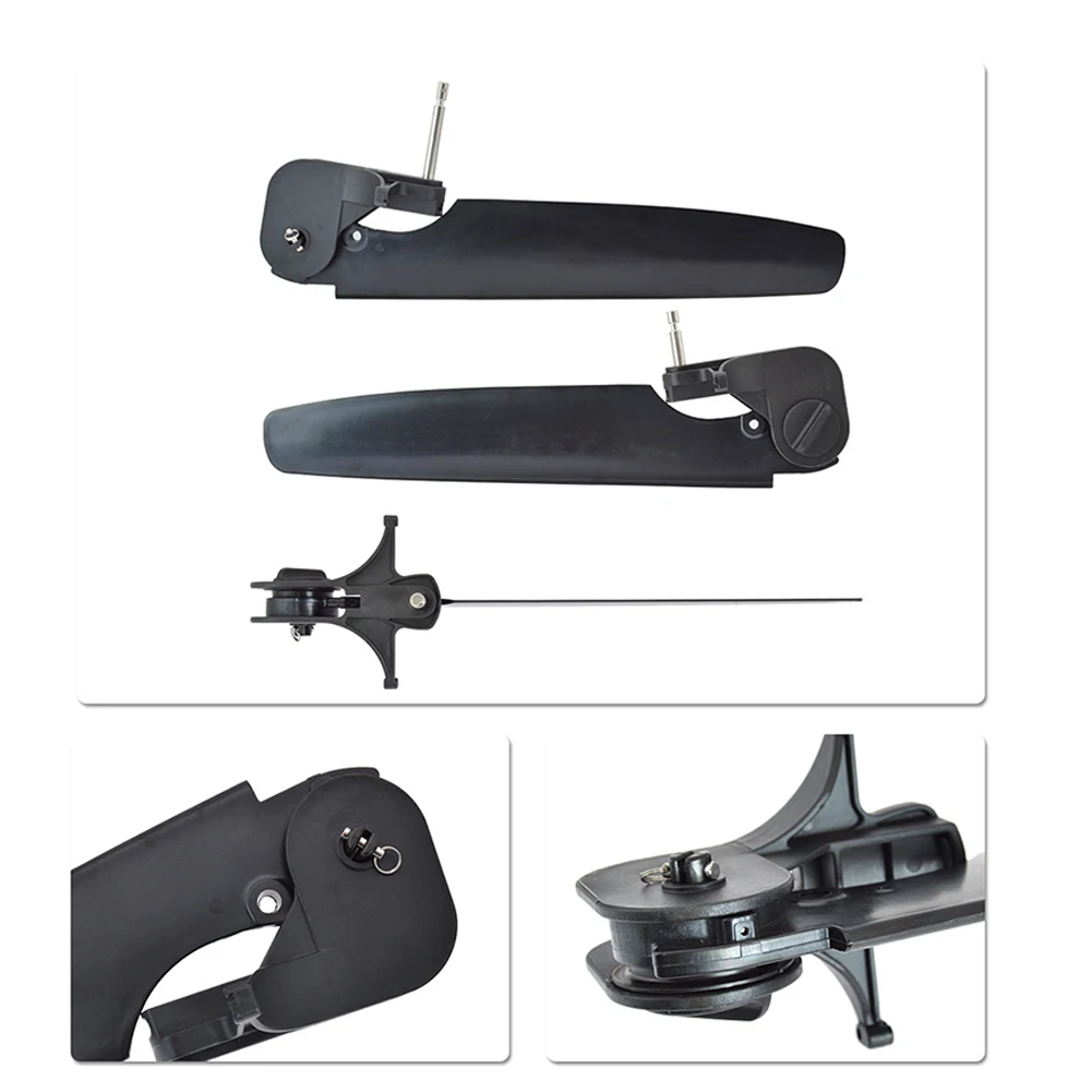 Nylon for kayak Boat Rudder Steering System Fixation Blade Accessories Black Direction Tackle For Ship for canoe Fishing Rear