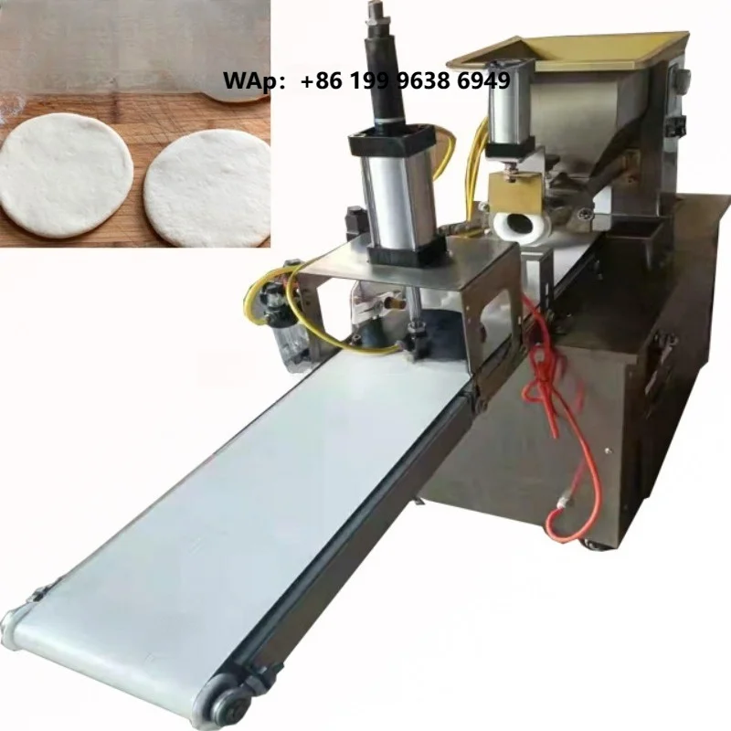Easy to Operate Pizza Base Forming Machine Tortilla Roti Molding Machine Automatic Bread Dough Cutting Machine