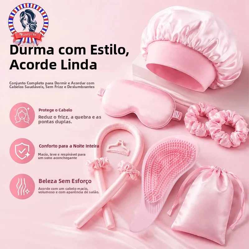 9-10-11-pecas-de-conjunto-de-ferramentas-de-design-de-penteado-para-dormir-ferro-de-ondulacao-remendo-para-os-olhos-pente-de-cabelo-liso-chapeu-de-dormir-adequado-para-todos-os-penteados