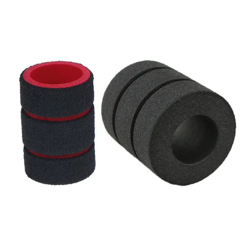 1 قطعة 35/45 مللي متر رغوة الذاكرة غطاء قبضة الوشم قلم الوشم غطاء الآلة الأسود #4