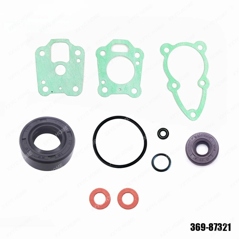 

369-87321 Lower Unit Gasket Set For Tohatsu 4-5HP Hangkai 6HP Outboard