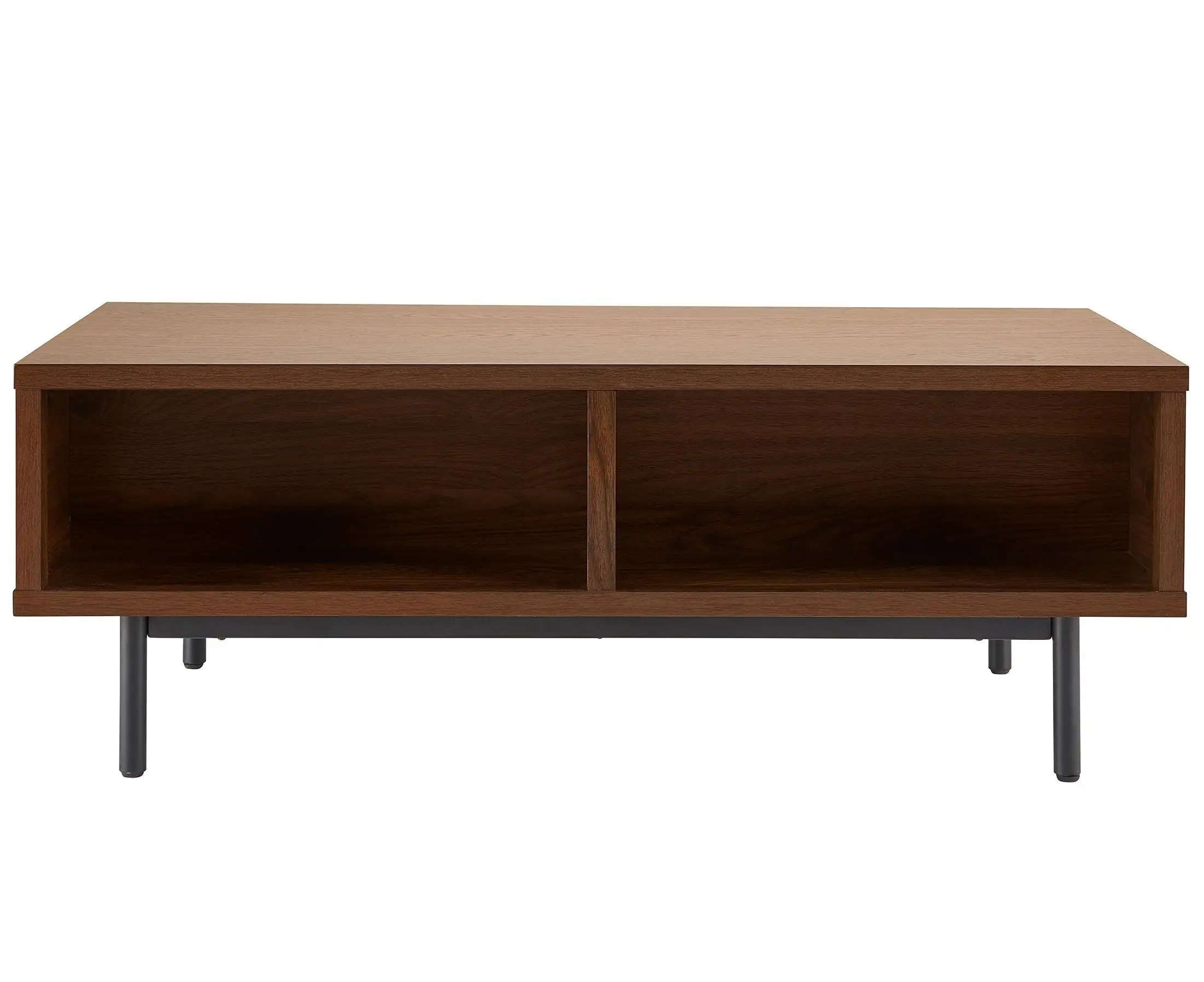 Z DU'S Modern Solid Wood TV Stand With Hollowed-out Double Drawers In The Middle. Ample Storage Capacity And Stable Support.Z
