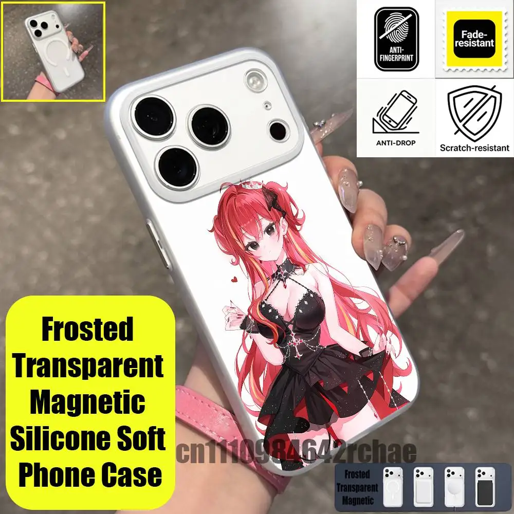 For Singer A-Akane Lize Phone Case iPhone 12,16,11,14,13,17,15,Plus,E,Pro,Max,Air,Mini Wireless Charge Magnetic Clear