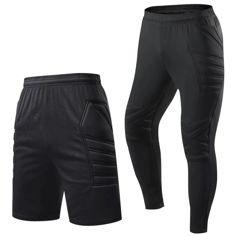 New Kids Adult Sport Running Pants Child Men Women Goalkeeper Soccer Pants Protective Sponge Leg Football Training Trousers