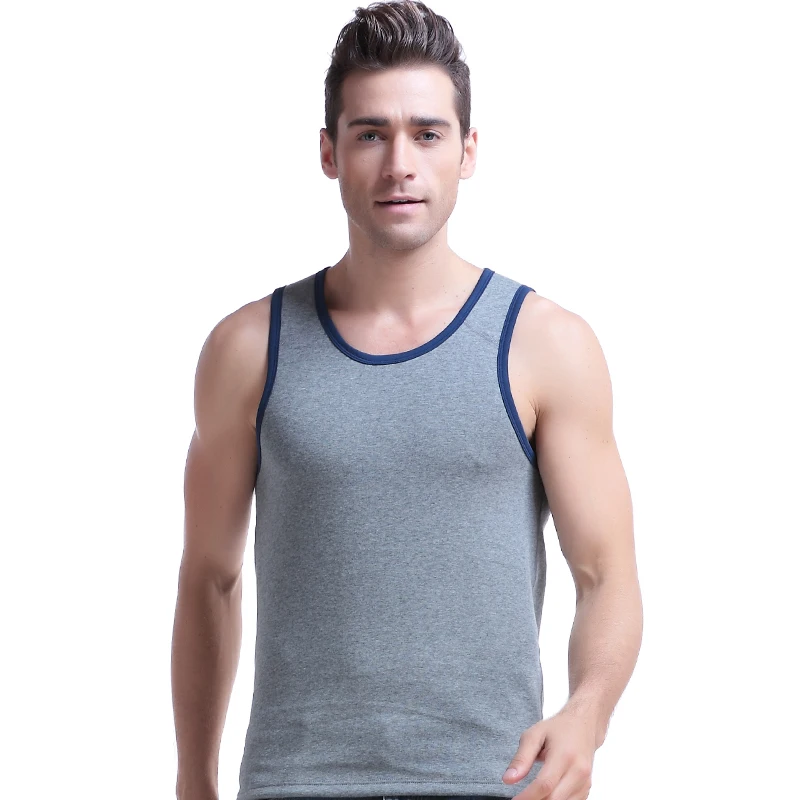 1pc Antarctic men's thermal vest sports and fleece thickened tight-fitting bodice sleeveless slim waistcoat autumn winter top