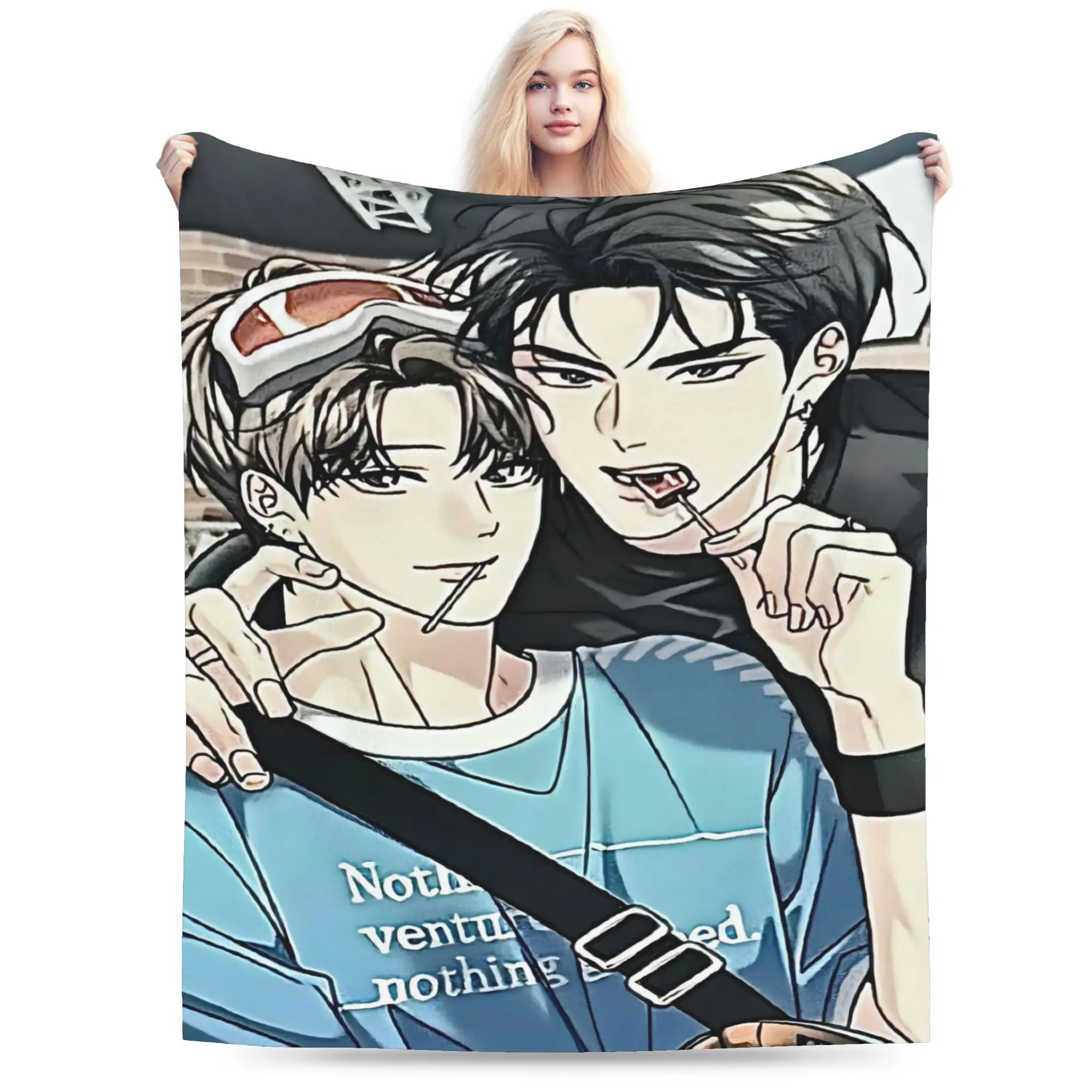 Melting Point BL Blanket Multiple Sizes Soft and Lightweight  Throw Blankets for Couch Sofa and Bed
