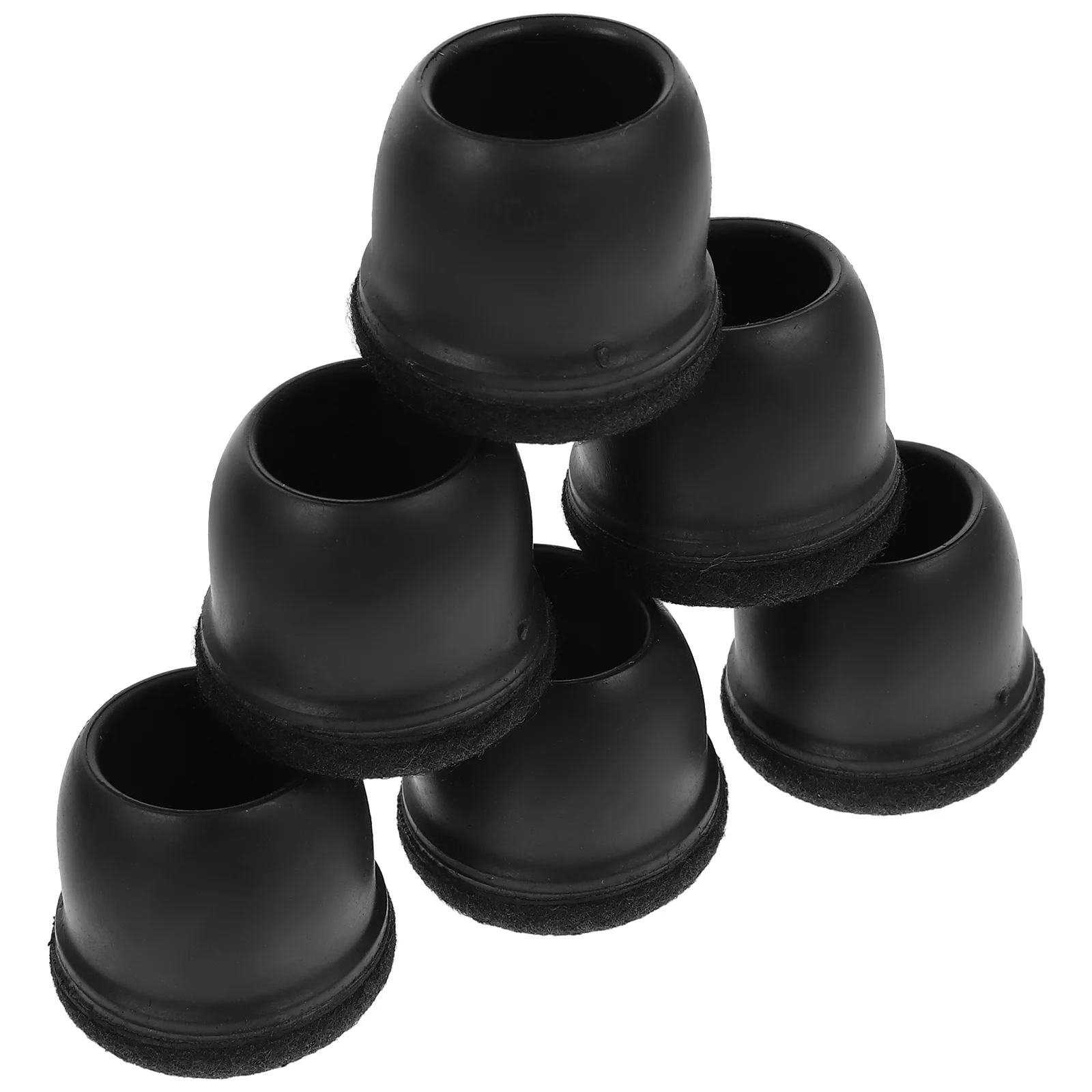 

24Pcs Clear Chair Leg Floor Protectors Large Furniture Feet Covers Non-Slip Scrub Resistant Pads for Carpet and Tile Surfaces