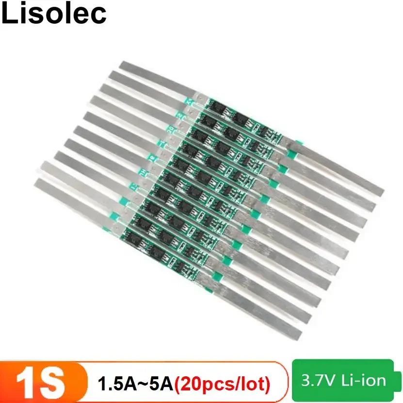 1S BMS 18650 21700 14500 1.5A 2A 3A 3.5A 5A Charge Discharge Protection Board 3.7V Li-ion Lipo Lithium Battery 4.2V Charge Plate