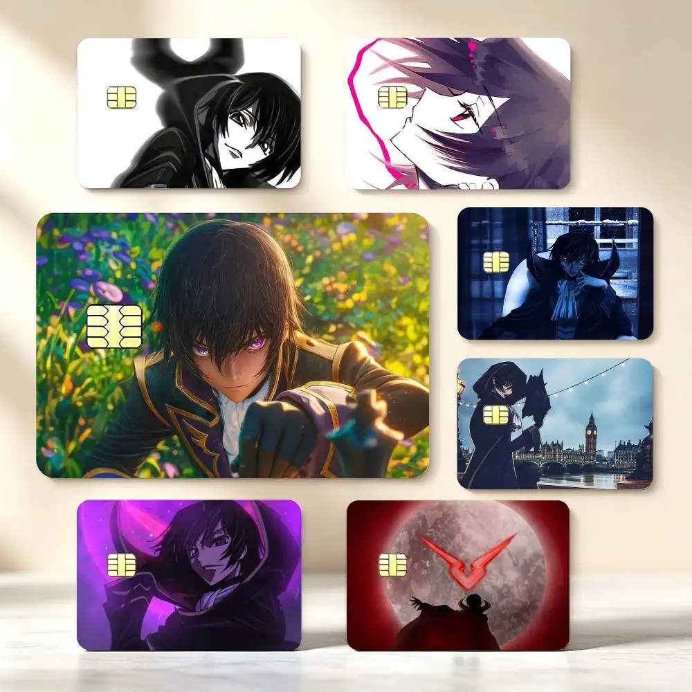 Lelouch Lamperouge Credit Card Stickers Skin For Bank Debit Decorative Protection Scratch-resistant Gift