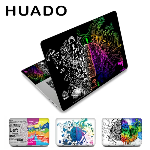 Etiqueta engomada de la piel del ordenador portátil 12 13 13,3 14 15 15,4 15,6 pulgadas Laptop Art Decal Protector Notebook Netbook PC 15,6 ""Vinilo universal