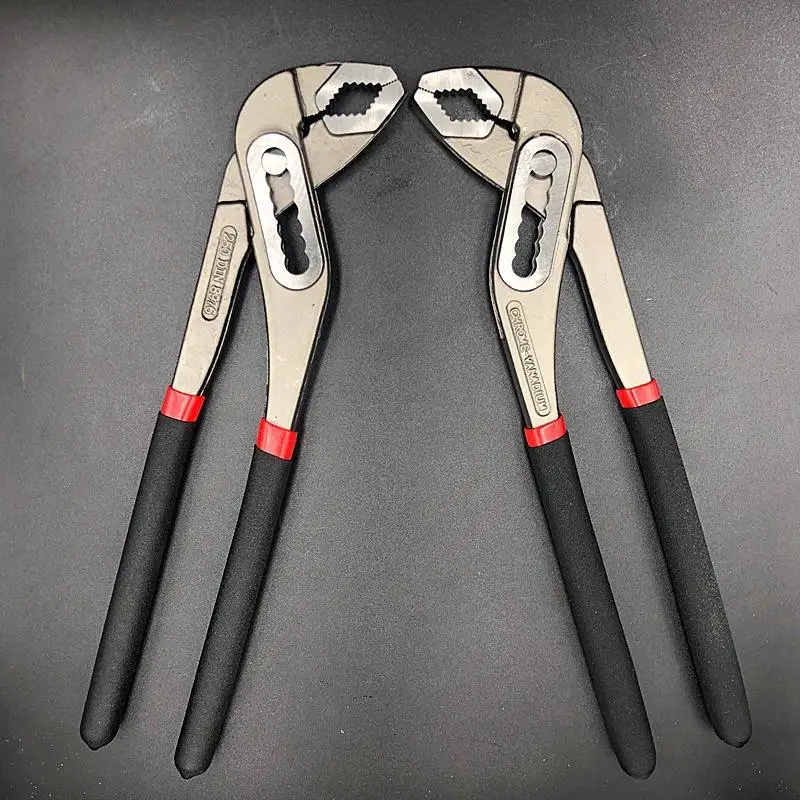 【CCA】1Pcs Quick Release Water Pipe Pliers 8/10/12 Inch Multifunctional Adhesive Pump Pliers Industrial Grade Electrician Tool