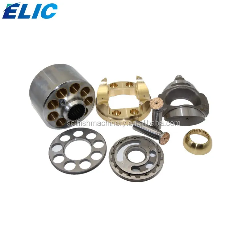 ELIC PC210-6 PC130-7 PC200-8 Hydraulic pump spare parts HPV95 cylinder block valve plate piston shoe retainer plate ball guide