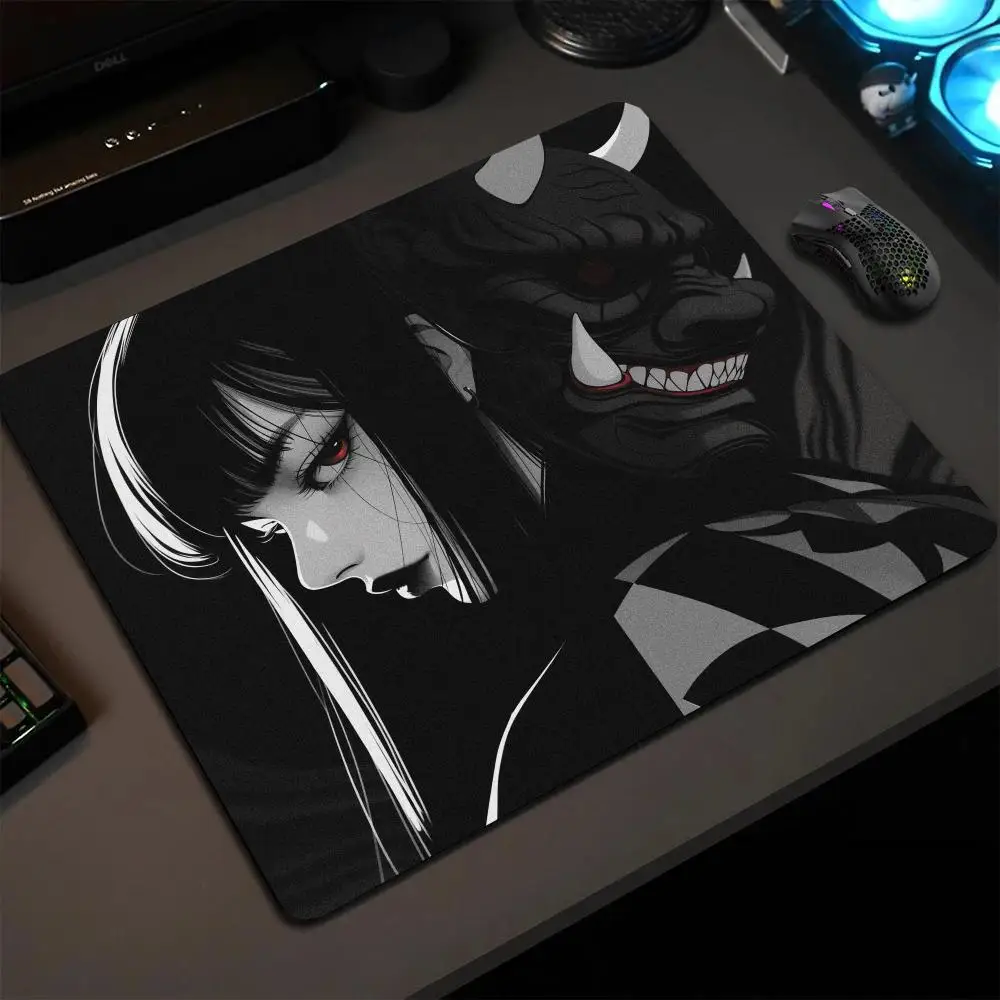 

Коврик для мыши Mask Girl Speed 45x40 см с ультратонкой поверхностью, игровой коврик для мыши, геймерский коврик для киберспорта, игровой профессиональный настольный коврик премиум-класса