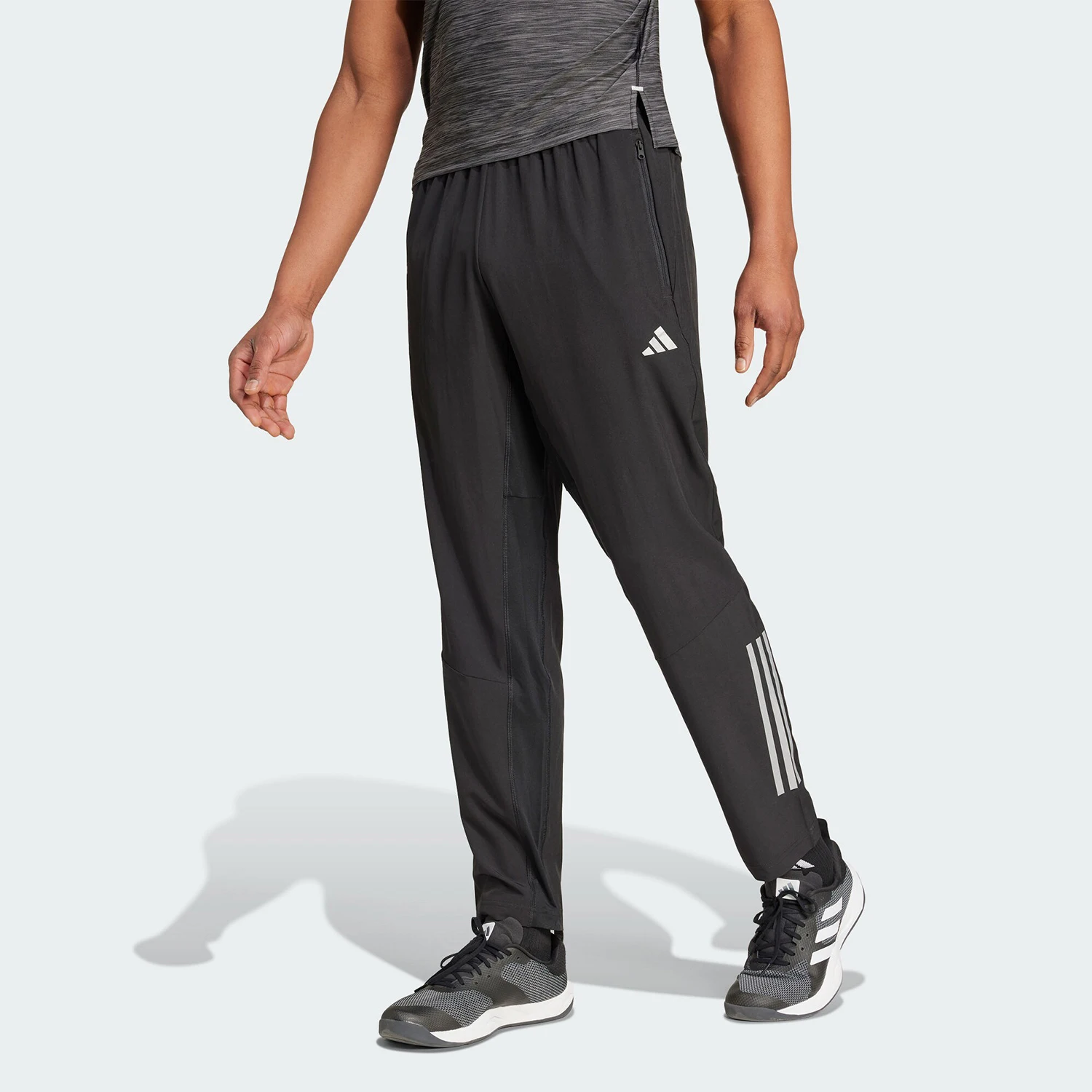 

Adidas Genuine GYM 3S PNT Men's Woven Sport Fitness Long Pants IM7484