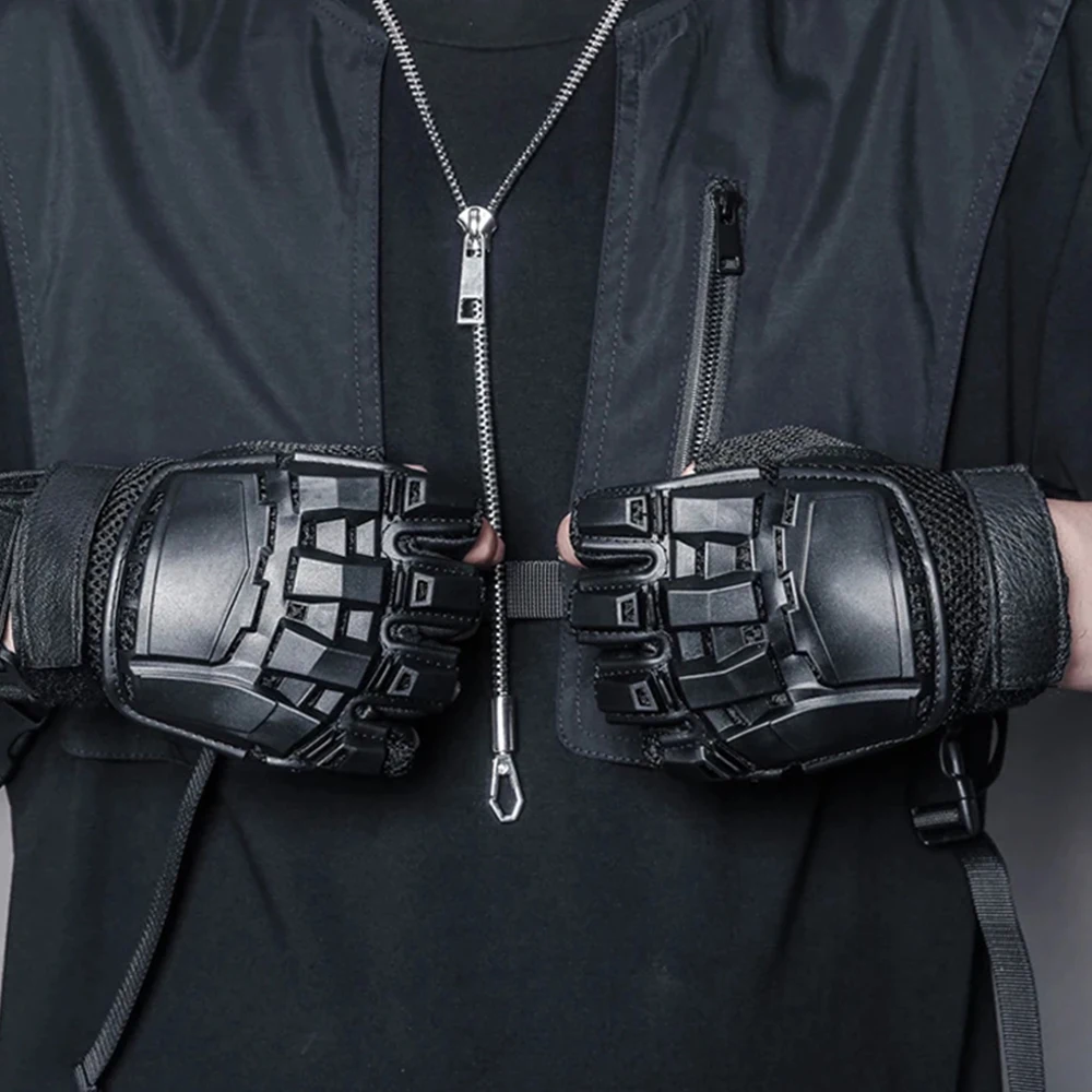 Outdoor Breathable Sport Gloves Tactical Hard-Shell Gloves (Full/Half-Finger) for CS Training Ops Motorcycling Cycling Hiking