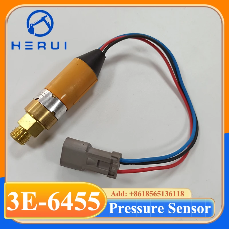 

3E-6455 3E6455 Oil Pressure Sensor Switch for Excavator E330B 30B Engine 3114 3116 3126 3176C 3306 3406 3406C C-9