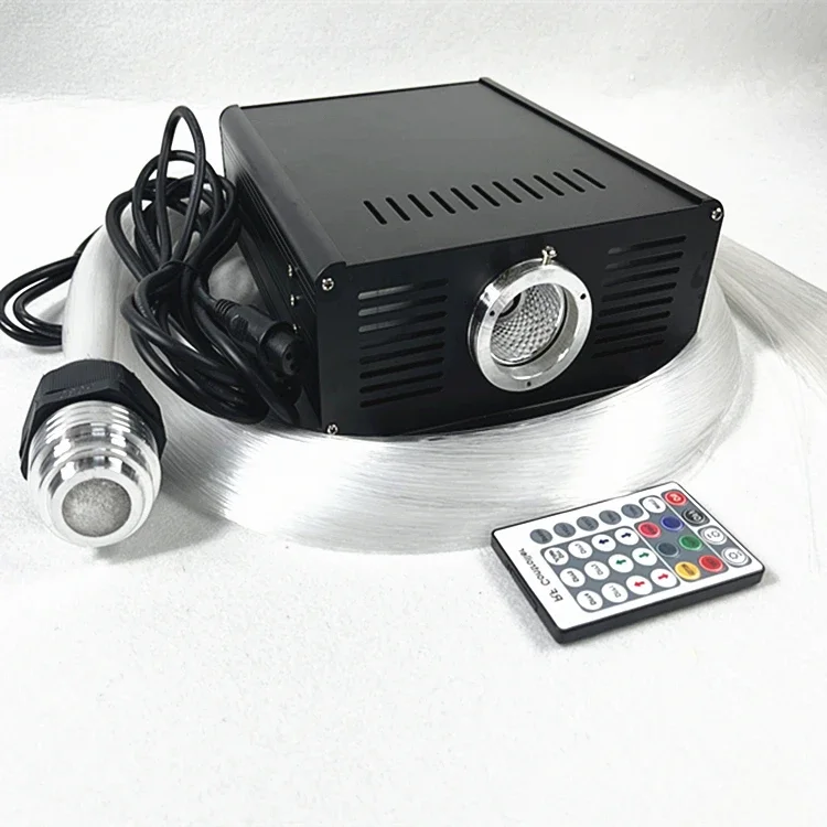 RF App Twinkle 45w Led Dmx512 Rgbw Fiber Optic Light Engine For Starry Roof Swimming Pool