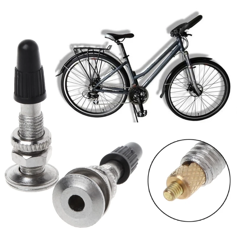 2pcs 31mm Bicycle Presta for Valve Ultralight Tire Zinc Alloy MTB Mountain Road