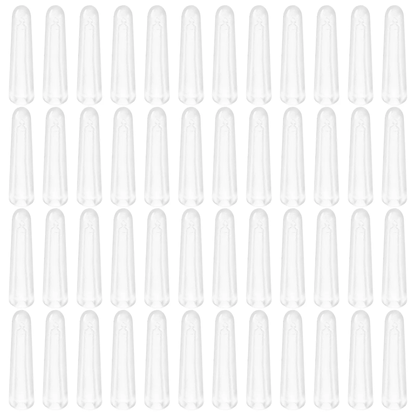 Tweezer Tip Covers 100 Pieces Clear PVC Protective Caps Non Slip Eyelash Extension Sleeves 2mm Inner Diameter