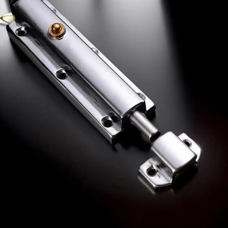 New Stainless Steel Door Lock Self-locking Automatic Spring Door Latch Anti-theft 3Inch Spring Latches Door
