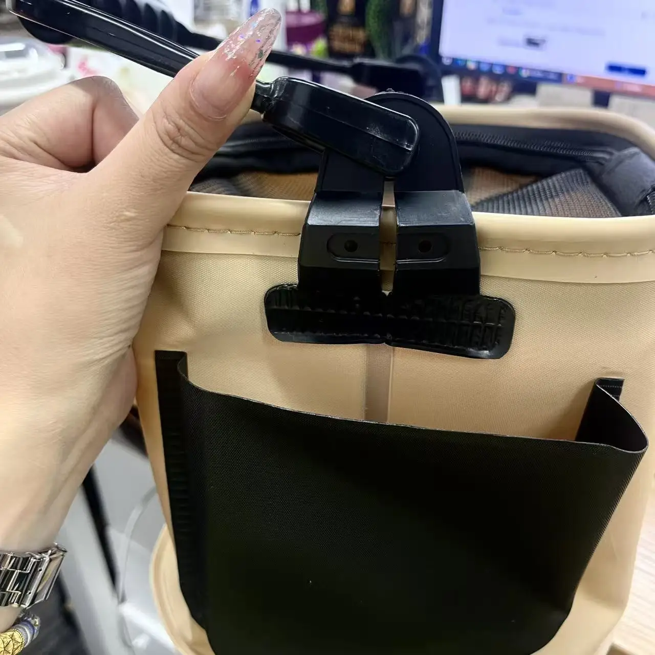8L/13L Fishing Bucket Tackle Accessory Suitcase - Sports Entertainment Fishing Supplies All-in-One Gear Organizer view 3