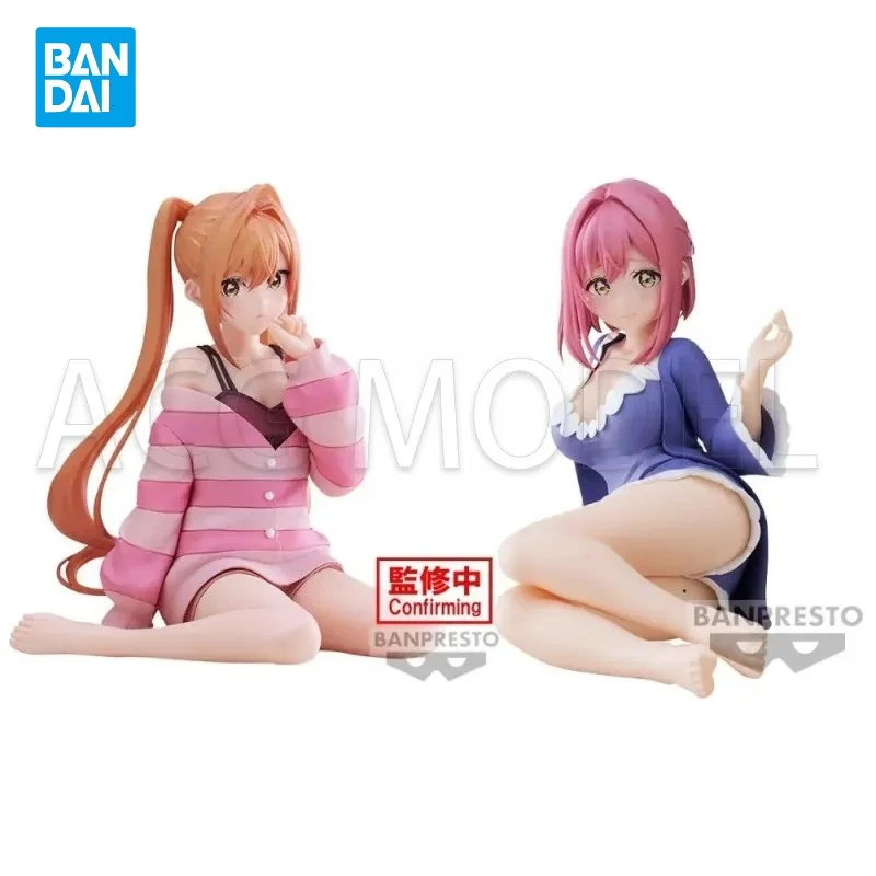 

Original Genuine Banpresto The 100 Girlfriends Who Really Love You 11cm Hakari Hanazono Karane Inda PVC Action Figures Model Toy