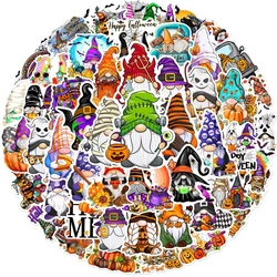 10/30/50PCS Kawaii Cartoon Halloween Gnomes Witch Decals Luggage Phone Notebook Wall Room Car Decoration Graffiti Sticker