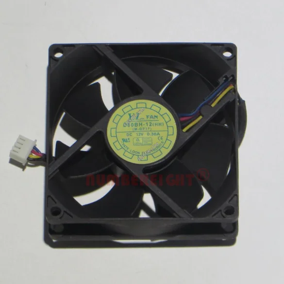 Radiator Cooler Fan For YL D80BH-12(HH) 8CM 80*80*25MM DC 12V 0.30A 0.18A PWM Hydraulic Mute Temperature Control Master Cooling